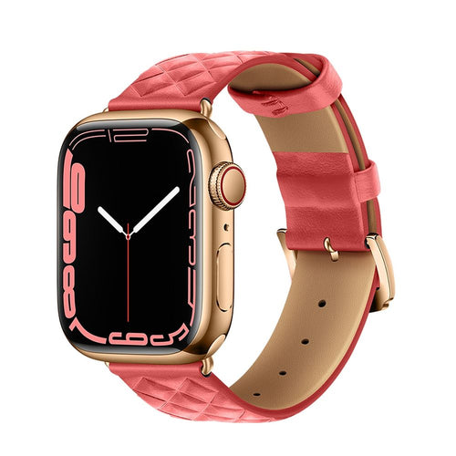 HOCO strap for Apple Watch 38/40/41mm Elegant leather WA18 pink