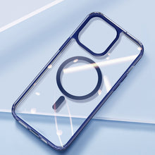 Заредете изображение във визуализатора на галерията – Dux Ducis Clin2 case for iPhone 14 Pro Max magnetic MagSafe cover blue
