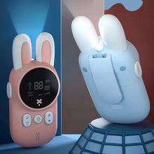 Заредете изображение във визуализатора на галерията – Walkie-talkie for children K23 Rabbit + Battery Charger + 8xRechargeable HR03/AAA 900mAh
