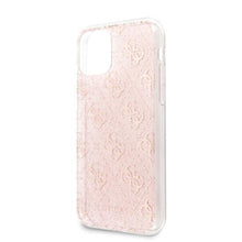 Заредете изображение във визуализатора на галерията – Guess GUHCN58PCU4GLPI iPhone 11 Pro różowy/pink hard case 4G Glitter
