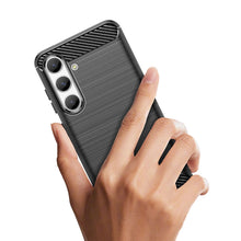 Заредете изображение във визуализатора на галерията – Carbon Case for Samsung Galaxy S24 Flexible Silicone Carbon Cover - Black
