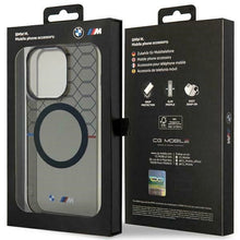 Заредете изображение във визуализатора на галерията – BMW Pattern MagSafe case for iPhone 15 Pro Max - gray
