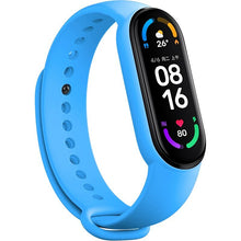 Заредете изображение във визуализатора на галерията – Wristband for Xiaomi Mi Band 5/6/7 blue
