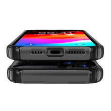 Заредете изображение във визуализатора на галерията – iPhone 15 Plus Hybrid Armor case - black
