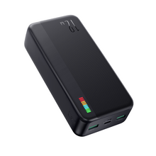 Заредете изображение във визуализатора на галерията – Joyroom power bank 30000mAh Dazzling Series 12W black (JR-T018)
