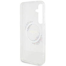 Заредете изображение във визуализатора на галерията – Guess IML Flowers Wreath MagSafe case for Samsung Galaxy S24+ - transparent
