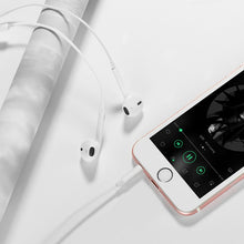 Заредете изображение във визуализатора на галерията – Borofone Earphones BM80 Magnificent with microphone white
