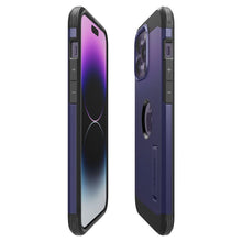Заредете изображение във визуализатора на галерията – Spigen TOUGH ARMOR MAG MAGSAFE IPHONE 14 PRO DEEP PURPLE
