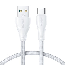 Заредете изображение във визуализатора на галерията – Joyroom USB cable - USB C 3A Surpass Series for fast charging and data transfer 1.2 m white (S-UC027A11)
