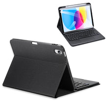Заредете изображение във визуализатора на галерията – Dux Ducis Touchpad Keyboard Case for iPad 10.9'' 2022 (10th Gen.) bluetooth keyboard with trackpad black
