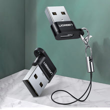 Заредете изображение във визуализатора на галерията – USB C (female) - USB (male) adapter Ugreen US280 - black

