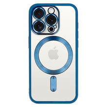 Заредете изображение във визуализатора на галерията – Metallic Magsafe Case for Samsung Galaxy S23 Blue
