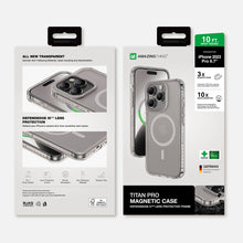 Заредете изображение във визуализатора на галерията – Amazing Thing Titan Pro Magsafe Case IP156.7PTMGY for Iphone 15 Pro Max titanium
