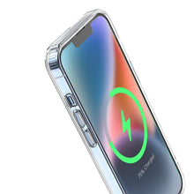 Заредете изображение във визуализатора на галерията – HOCO Magnetic airbag anti-fall case compatible with MagSafe do IPHONE 15 PLUS transparent
