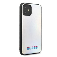 Заредете изображение във визуализатора на галерията – Guess GUHCN61BLD iPhone 11 6.1" / Xr silver/silver hard case Iridescent

