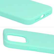 Заредете изображение във визуализатора на галерията – Silicone Lite Case for Iphone 15 Pro mint
