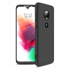 Заредете изображение във визуализатора на галерията – GKK 360 Protection Case Front and Back Case Full Body Cover Motorola Moto G7 black
