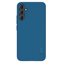 Заредете изображение във визуализатора на галерията – Hard case for Samsung Galaxy A34 5G + Nillkin Super Frosted Shield phone stand | blue
