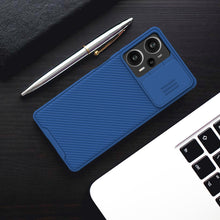 Заредете изображение във визуализатора на галерията – Xiaomi Redmi Note 12 Turbo / Xiaomi Poco F5 Armor Case with Camera Cover Nillkin CamShield Pro Case - Black
