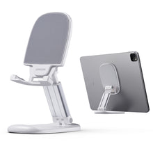 Заредете изображение във визуализатора на галерията – Joyroom JR-ZS371 foldable stand for tablet phone with height adjustment - white
