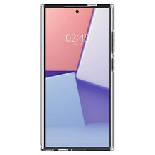 Заредете изображение във визуализатора на галерията – Spigen Ultra Hybrid OneTap Ring Case with MagSafe for Samsung Galaxy S24 Ultra - Transparent and White
