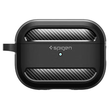 Заредете изображение във визуализатора на галерията – Spigen RUGGED ARMOR Apple AIRPODS PRO 1 / 2 MATTE BLACK
