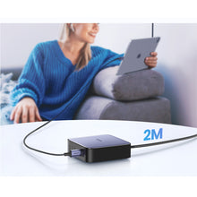 Заредете изображение във визуализатора на галерията – Ugreen 200W PPS multi-port charger 4 x USB Type C / 2 x USB-A gray (CD271)
