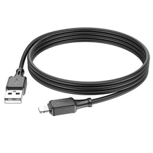 Заредете изображение във визуализатора на галерията – HOCO cable USB to iPhone Lightning 8-pin 2,4A Assistant X101 black (30pcs/box)
