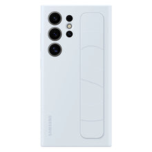 Заредете изображение във визуализатора на галерията – Samsung Standing Grip Case EF-GS928CLEGWW with holder / stand for Samsung Galaxy S24 Ultra - light blue
