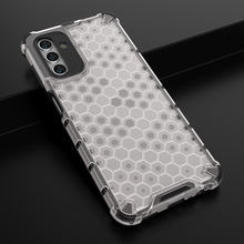 Заредете изображение във визуализатора на галерията – Honeycomb case for Samsung Galaxy A14 armored hybrid cover transparent
