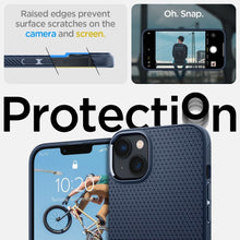 Заредете изображение във визуализатора на галерията – Spigen liquid air гръб за iphone 14 navy blue - TopMag
