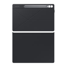 Заредете изображение във визуализатора на галерията – Flip case with stand for Samsung Galaxy Tab S9+ Smart Book Cover - white
