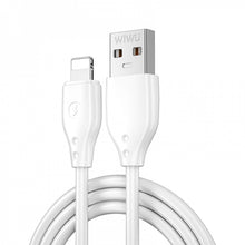 Заредете изображение във визуализатора на галерията – WiWU - Pioneer Series Data Cable Wi-C001 USB A to Lightning - white
