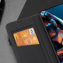 Заредете изображение във визуализатора на галерията – Dux Ducis Skin X2 Case For Xiaomi Redmi Note 12 Pro / Poco X5 Pro 5G Cover Flip Wallet Stand Black
