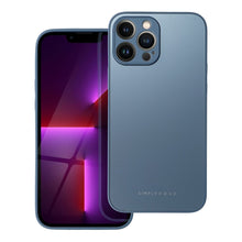 Заредете изображение във визуализатора на галерията – Roar matte glass гръб за iphone 13 pro max blue
