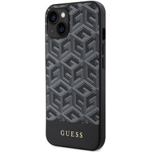 Заредете изображение във визуализатора на галерията – Original Case GUESS hardcase GCube Stripes MagSafe GUHMP15SHGCFSEK for Iphone 13/14/15 black
