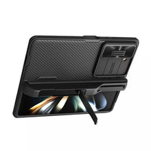 Заредете изображение във визуализатора на галерията – Nillkin CamShield Fold Case for Samsung Galaxy Z Fold 5 5G black (pen holder)
