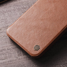 Заредете изображение във визуализатора на галерията – Nillkin Qin Pro Leather Flip Camera Cover Case for iPhone 15 Pro - Black
