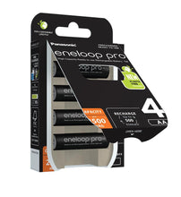 Заредете изображение във визуализатора на галерията – Rechargeable Batteries Panasonic Eneloop PRO HR6/AA 2500mAh - 4pcs blister pack
