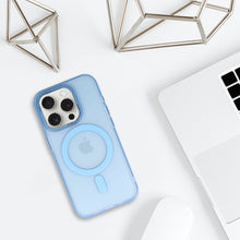 Заредете изображение във визуализатора на галерията – Liavec AG Magsafe Case for Iphone 15 Pro Max light blue
