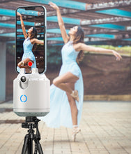 Заредете изображение във визуализатора на галерията – Phone holder with 360° face tracking P3 white
