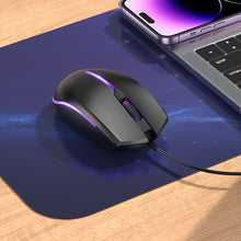 Заредете изображение във визуализатора на галерията – Borofone Computer mouse BG10 Soaring wired black
