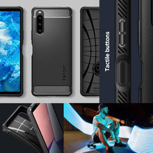 Заредете изображение във визуализатора на галерията – Spigen RUGGED ARMOR SONY XPERIA 10V MATTE BLACK
