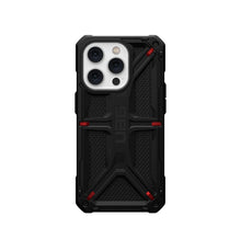 Заредете изображение във визуализатора на галерията – ( uag ) urban armor gear monarch гръб за iphone 14 pro max kevlar black - TopMag
