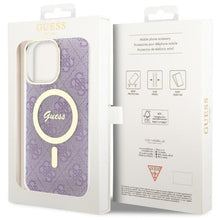 Заредете изображение във визуализатора на галерията – Guess GUHMP14XH4STU iPhone 14 Pro Max 6.7" purple/purple hardcase 4G MagSafe
