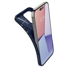 Заредете изображение във визуализатора на галерията – Spigen liquid air гръб за iphone 14 pro navy blue - TopMag
