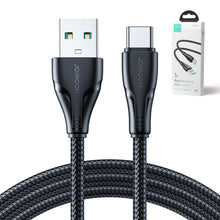 Заредете изображение във визуализатора на галерията – Joyroom USB - USB C 3A cable Surpass Series for fast charging and data transfer 3 m black (S-UC027A11)
