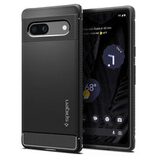 Заредете изображение във визуализатора на галерията – Spigen RUGGED ARMOR GOOGLE PIXEL 7A MATTE BLACK

