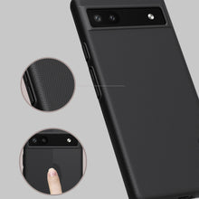 Заредете изображение във визуализатора на галерията – Nillkin Super Frosted Shield case for Google Pixel 6a cover + phone stand black
