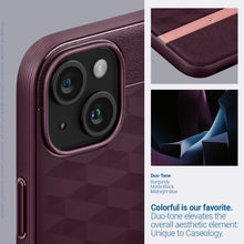Заредете изображение във визуализатора на галерията – CASEOLOGY PARALLAX MAG MAGSAFE IPHONE 15 BURGUNDY
